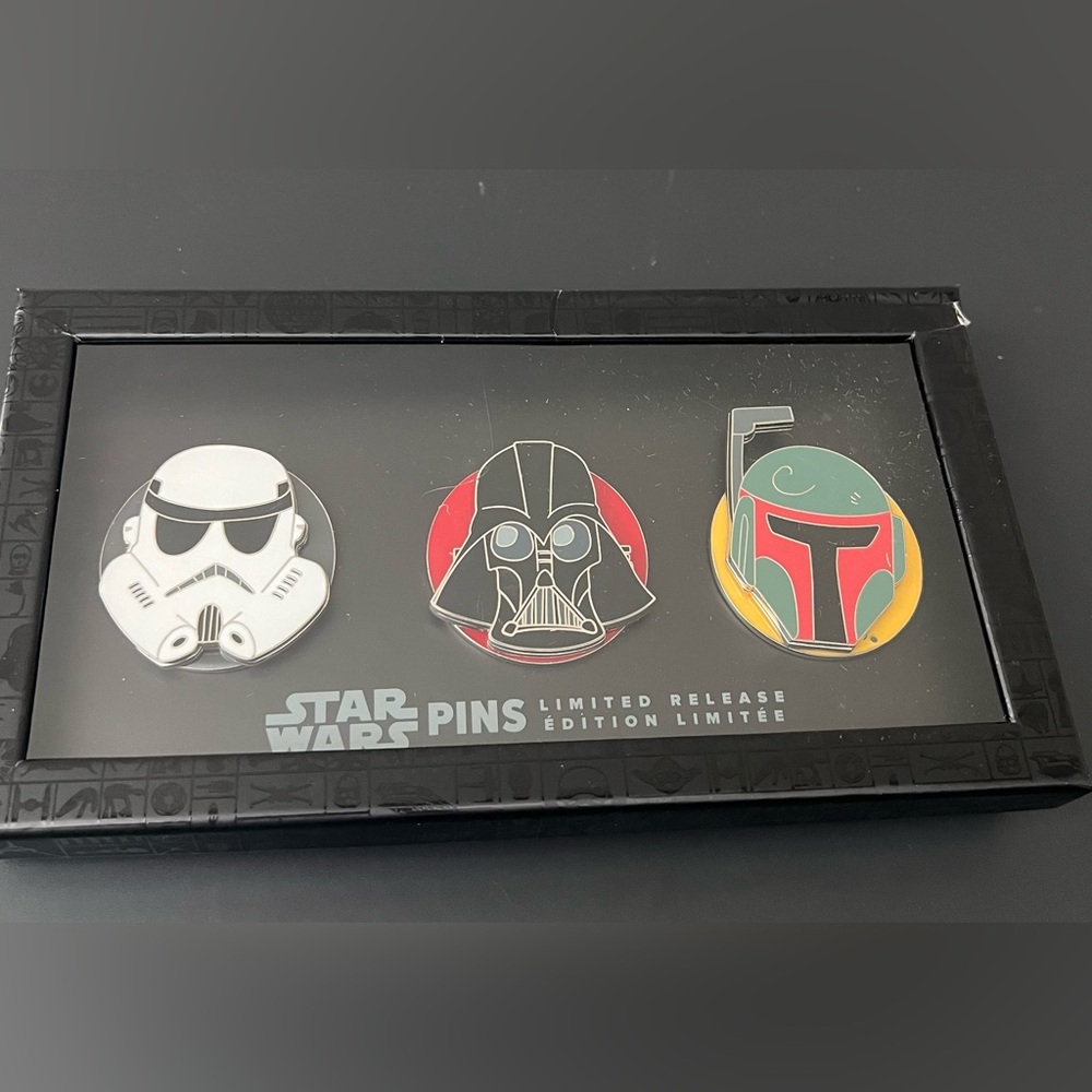 Disney Parks Pin Star Wars Slider Helmets Limited Release